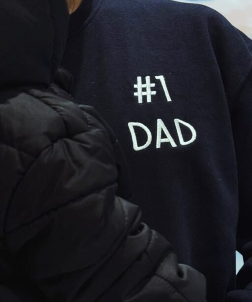 Alternative view of #1 DAD sweatshirt